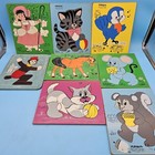 Vintage Playskool Wooden Puzzles Lot Of 23 - Disney Pooh Peanuts Animals Toys