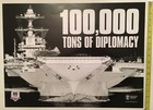 Ford Class Aircraft Carrier Poster  100 000 Tons Of Diplomacy  carrier 100 Years