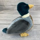 Ty 1998 Beanie Buddies Jake The Mallard Duck Soft Plush Stuffed Animal Toy New