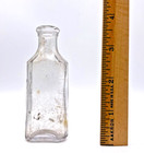 Pharmacy Apothecary Medicine Bottle 3i Clear 3 75 In Vintage