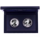 2012-s American Silver Eagle Proof And Reverse Proof 2 Coin Set  eer5