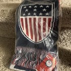 Team Usa Winter Olympics Red White Blue Adult  scarf And A Pair Of Mittens - New 