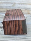Rare Vintage Copal Rp-162 Alarm Flip Clock Wood Grain Case Look Working Tested
