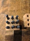 Unbranded Vintage Heavy Duty 1 8    Steel Stamp Set Number Figures 0-9 Full Set