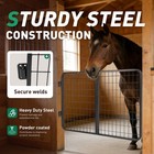 Heavy Duty Horse Stall Gate 52 x 30  Stall Guards For Horses Barn Farm Steel