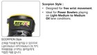 Lord Field Rev-x Plus Bowling Wrist Support Protector  Scorpion  Right Hand