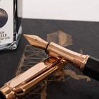 Caran D ache Varius Fountain Pen - Ebony   Rose Gold Plated