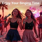 Wireless Microphone professional Dual Handheld Cordless Dynamic Mic System 2pack