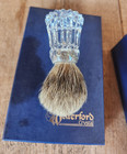 Vintage Waterford Crystal Men s Shaving Brush With Natural Bristles New Nib