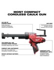 Milwaukee 2441-20 M12 12v Cordless 10 Oz Adhesive And Caulk Gun  tool Only 