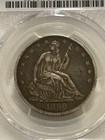 1860 O Seated Liberty Silver Half Dollar Pcgs Xf Details