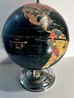 Vintage 40 s 50 s Replogle 10 Inch Starlight Black Ocean World Globe