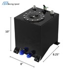 New 2 5 Gallon Universal Aluminum Racing Drift Fuel Cell Gas Tank   Level Sender