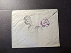 1946 Registered Palestine Airmail Cover Jaffa To New York Ny Usa