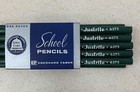 Vintage Pencils Ef Everhard Faber Green Round 6375  11 School Justrite Rare