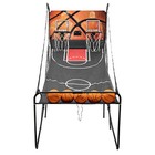 Indoor Basketball Arcade Game Double Electronic Hoops Shot 2 Player W  5 Balls