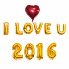 16   Silver Gold Number Letter Foil Balloon Wedding Celebration Party Decoration