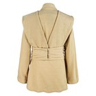 New Star Wars Jedi Tunic Adult Large Galaxys Edge Disney Parks Costume Tan Beige
