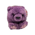 Vintage Puffkins Violet The Purple Bear 4  Plush Stuffed Animal Toy Swibco Nwts
