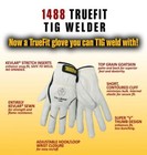 1 Pr  Tillman 1488 Truefit Top Grain Goatskin Tig Protective Welding Work Gloves