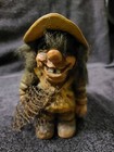 Rare Vintage Fosse Troll  301 Fisherman With Net Original Tag  Small Troll Boy