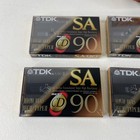 Lot Of 8 Tdk Sa 90 Iec Ii Type Ii Blank Cassettes New Sealed
