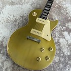 Vintage Style Lp Relic Gold Electric Guitar P90 Pickups   Us Hot Sale