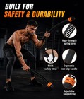 Homentry 2-piece Weighted Ropeless Battle Ropes  Adjustable Black   Orange