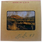 Kodachrome Red Border Slide    1952  Korean War Soldier Fire Combat Korea
