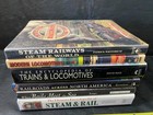 Train Railroad Locomotive Trains Railroads Tabletop Large Book Lot Of 6