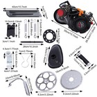 100cc Bike Engine Kit Set Gas Motorized Motor Bicycle Modified Engine 4-stroke 