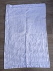 Pottery Barn Stripe Matelasse Organic Cotton King Sham White New No Tag