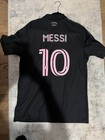 Offical Adidas Inter Miami Messi  10 Black Jersey Mls Jersey Brand New  size L 