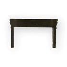 Antique Fireplace Mantel Surround Wood Architectural Salvage 41x25 Gray Green