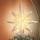 Bradford Thomas Kinkade Holidays In Motion Santa Reindeer Christmas Tree Topper
