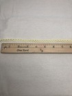 4 Yards Light Yellow Handmade Tatted Lace Trim Edging
