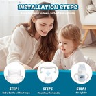 Compatible Soft Silicone Bottle Handles For Philips Avent Anti-colic Airfree    