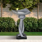 Stylish Concrete Birdbath For Outdoor Living  Gardens  And Patios