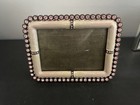 Made With Swarovski Crystal Pink Gold Metal  Photo Frame Portrait Landscape