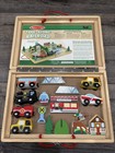 Melissa   Doug Wooden Take-along Tabletop Railroad Train   More Missing Pieces