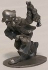 Lot Of 4 Vintage Spoontiques 1980-86 Pewter Circus Clown Figurines - Beautiful 