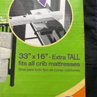 Dexbaby Sleeper Convertible Crib Bed Rail Reinforced Anchor Safety 33x16  