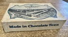 Vtg 30s 40s Hersheys Chocolate Kisses Candy Box  Made In Chocolate Town
