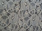 Antique Lace Collar Embroidered French Tambour Net Lace Dress Front Vintage Lace