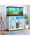 20-29 Gallon Metal Aquarium Stand Fish Tank Stand Storage Cabinet W power Outlet