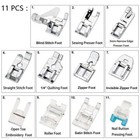 11pcs Presser Feet  Sewing Machine Kit For Sewing Machine Brother Singer Janome