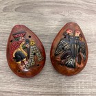 Peruvian Pendant Art Clay Whistles Fluters Hand Made Musical Instruments 