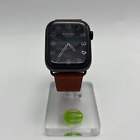 Unlocked Apple Watch Hermes Series 8 45mm Black Stainless Steel Mnnx3vc a