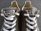 Converse Chuck Taylor All Star Sneakers Unisex M-8 w-10 Low Top Drk Gray Lace Up