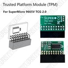 20pin Tpm 2 0 Module Trusted Platform For Supermicro Aom-tpm-9665v Tcg 2 0 Usa